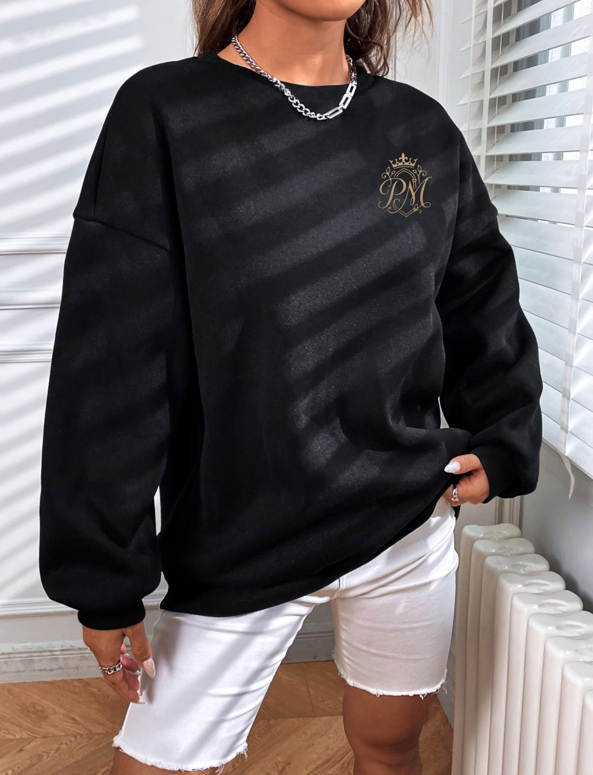 Women’s Long-sleeve cotton hoodie T-shirt