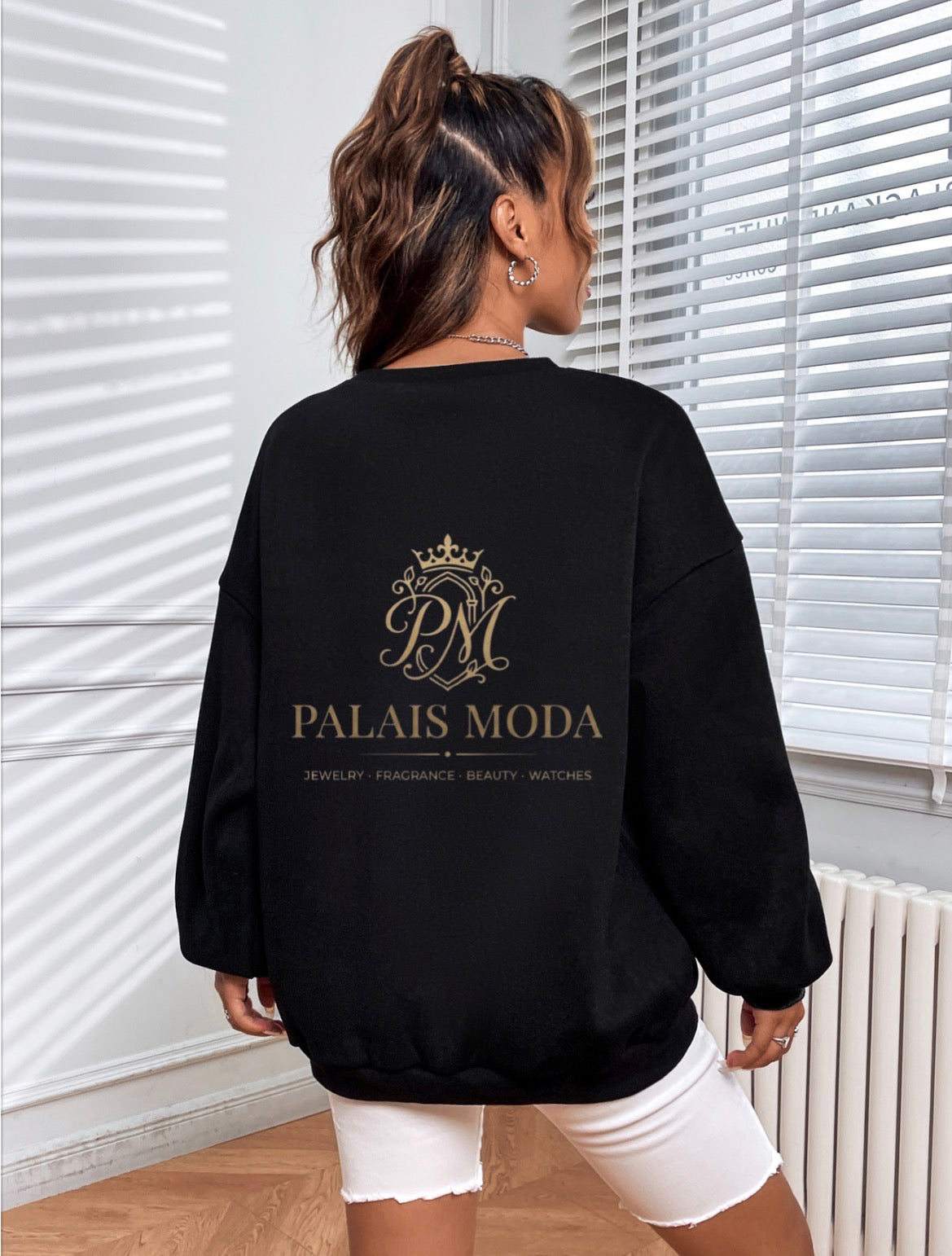 Women’s Long-sleeve cotton hoodie T-shirt