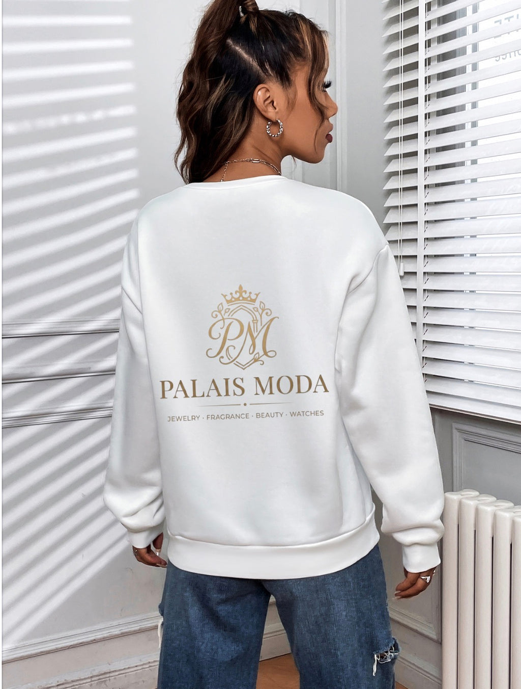 Women’s Long-sleeve cotton hoodie T-shirt