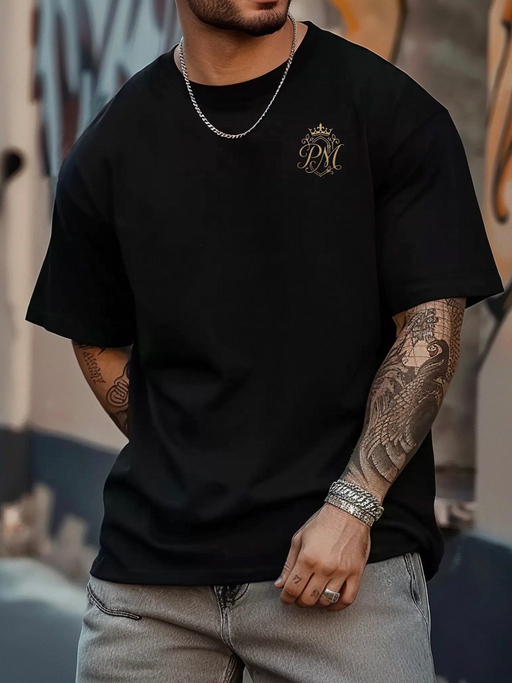 Men’s Loose-Fitting Short Sleeve T-Shirt